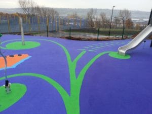Hodgkin Park Newcastle Colourful Surfacing