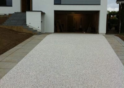 Resin bound gravel flooring