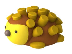 Hedgehog 3D Animal