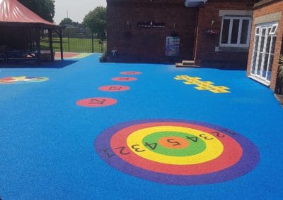 St Dunstans Wet Pour Graphics