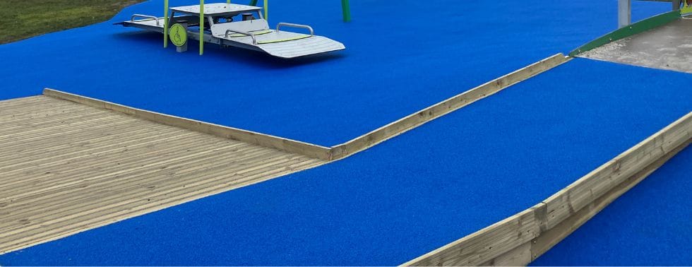 Accesible playground surfacing
