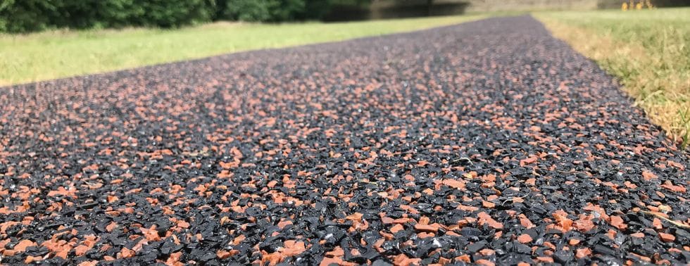 Outdoor pathway example using SUDS Bond